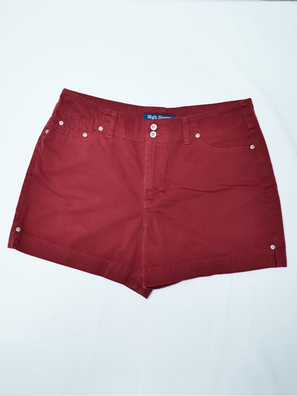 High Sierra 100% Cotton Burgundy Casual Shorts